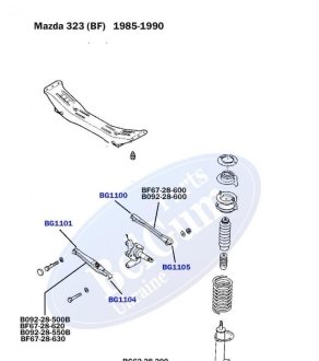 Сайлентблок поперечного важеля задньої підвіски BELGUM PARTS BG1101 (фото 1)