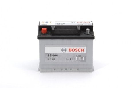 Акумулятор 12В/56Аг/480А/13,47кг BOSCH 0 092 S30 060