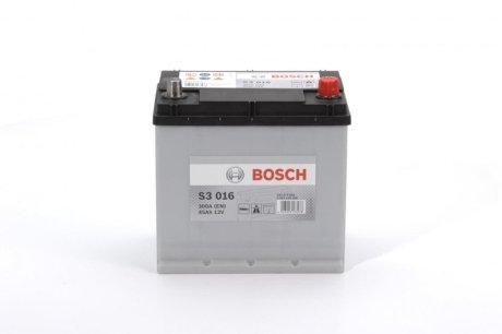 Акумулятор 12В/45Аг/300А/10,78кг BOSCH 0 092 S30 160