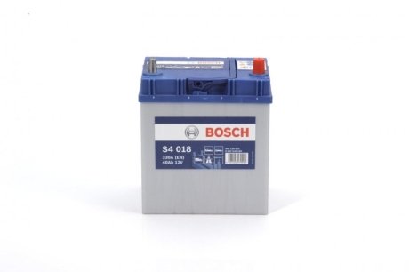 Акумулятор 12В/40Аг/330А/9,74кг BOSCH 0 092 S40 180