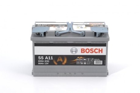 Акумулятор 12В/80Аг/800А/22,76кг BOSCH 0 092 S5A 110