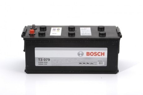 Акумулятор 12В/180Аг/1100А/44,99кг BOSCH 0 092 T30 790