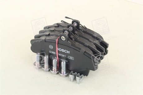 Гальмівні КОЛОДКИ, ДИСКОВІ BOSCH 0 986 424 541