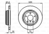 ДИСК ГАЛЬМIВНИЙ ЗАДНIЙ BOSCH 0 986 479 056 (фото 6)