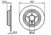 ДИСК ГАЛЬМIВНИЙ ЗАДНIЙ COATED BOSCH 0 986 479 B94 (фото 6)