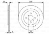 ДИСК ГАЛЬМIВНИЙ ЗАДНIЙ COATED BOSCH 0 986 479 C05 (фото 6)