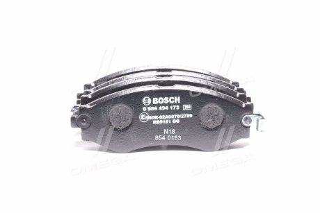 Гальмівні КОЛОДКИ ДИСКОВІ BOSCH 0 986 494 173