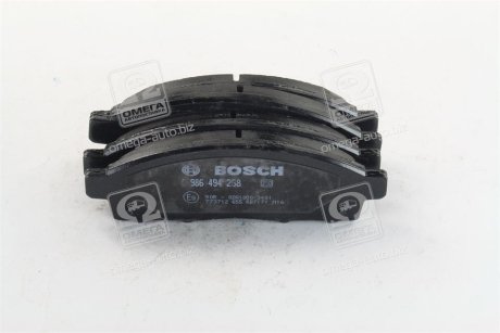 Гальмівні КОЛОДКИ, ДИСКОВІ BOSCH 0 986 494 268