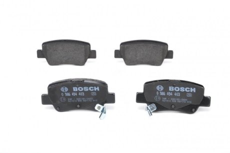 Гальмівні колодки, дискові BOSCH 0 986 494 403