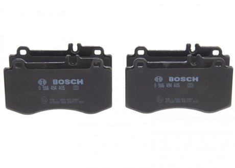 Гальмівні КОЛОДКИ BOSCH 0 986 494 405