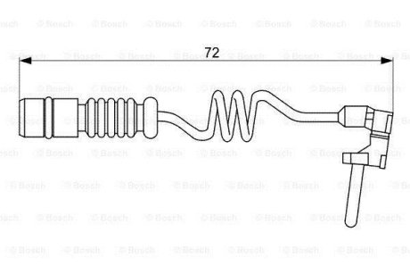 Датчик ЗНОШУВАННЯ ДИСК.КОЛ BOSCH 1 987 473 057