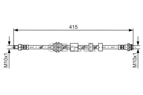 ШЛАНГ ГАЛЬМ. ПЕРЕДНІЙ BOSCH 1 987 481 425