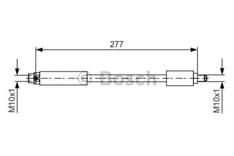 ШЛАНГ ГАЛЬМ. ЗАДНІЙ BOSCH 1 987 481 616
