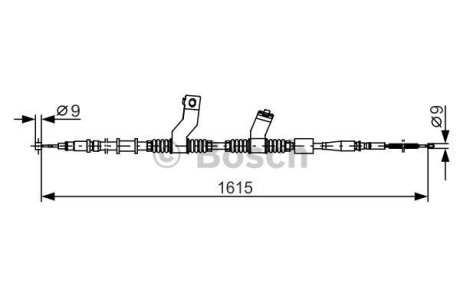 Гальмівний трос BOSCH 1 987 482 353