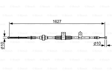 ТРОС ГАЛЬМIВНИЙ BOSCH 1 987 482 518