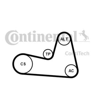 Ремень поликлиновый Contitech 6PK1200