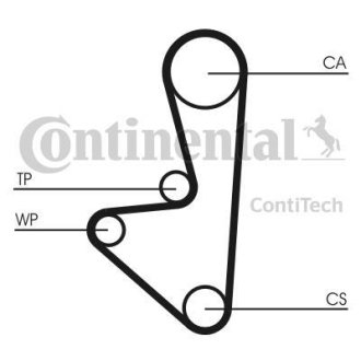 Комплект ремня ГРМ Contitech CT1067K1