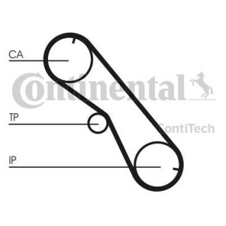 Комплект пасу ГРМ Toyota Land Cruiser Prado 3.0D-4 Contitech CT1089K1 (фото 1)