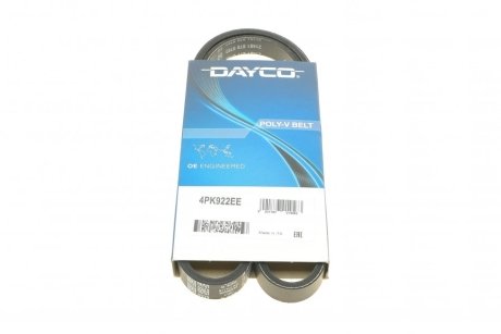 Ремень генератора поліклиновий DAYCO 4PK922EE