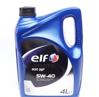 Олива моторна Evolution 900 NF 5W40 (4 Liter) ELF 216650