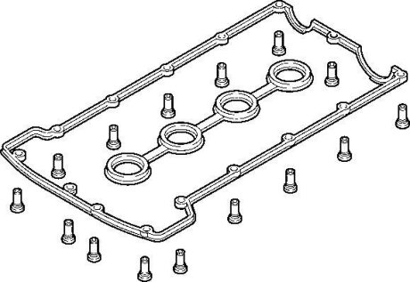Прокладка кришки клапанів (комплект) ELRING 569.860