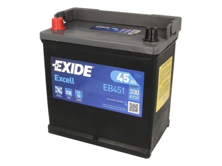 Стартерна батарея (акумулятор) EXIDE EB451