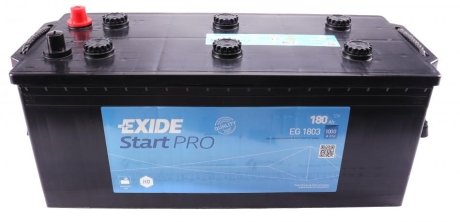 Батарея акумуляторна StartPRO 12В 180Аг 1000А(EN) L+ EXIDE EG1803