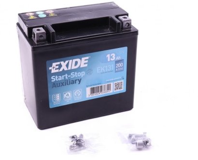 Батарея акумуляторна Start-StopAuxiliary 12В 13Аг 200А(EN) L+ EXIDE EK131