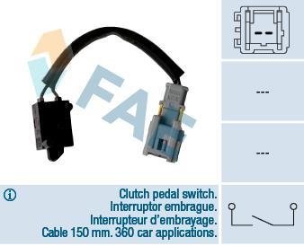 Датчик положення педалі сцепление FAE 24907