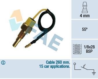 Датчик температури охолоджуючої рідини FAE 35790