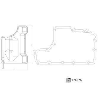 К-т фільтра гідравлічного АКПП BILSTEIN FEBI 174676