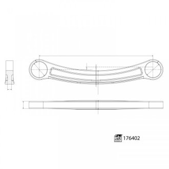 Важіль підвіски BILSTEIN FEBI 176402