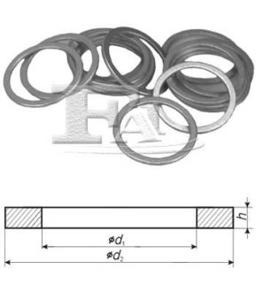 Прокладка натяжника ланцюна ГРМ FA1 Fischer Automotive One (FA1) 067.810.100