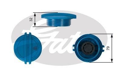 Кришка розширювльного бачка Gates RC228