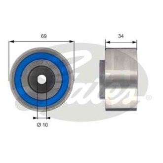 Ролик паразитний ременя ГРМ Gates T42233