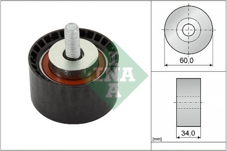 Ролик направляючий INA 532 0888 10