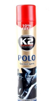 Поліроль для торпедо "полуниця" / PERFECT POLO COCKPIT SPRAY 750ML STRAWBERRY K2 K407TR1