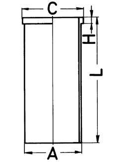 Гільза поршнева KOLBENSCHMIDT 88588190