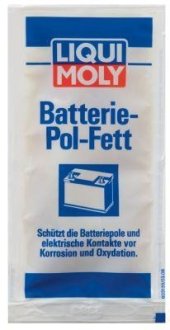 МАСТИЛО ДЛЯ ЕЛЕКТРОКОНТАКТІВ BATTERIE-POL-FETT 0,01КГ LIQUI MOLY 3139 (фото 1)