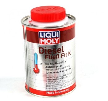 ДИЗЕЛЬНИЙ АНТИГЕЛЬ, КОНЦЕНТРАТ
DIESEL FLIESS-FIT K 0,25Л LIQUI MOLY 3900