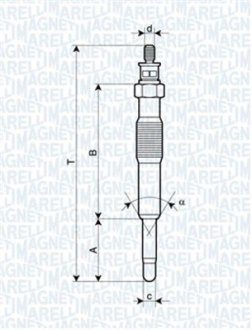 СВІЧКА розжарення MAGNETI MARELLI 062900017304