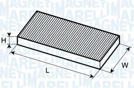 Фільтра салону MAGNETI MARELLI 350203064100