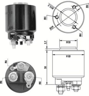 Реле стартера втягуюче MAGNETI MARELLI 940113050140