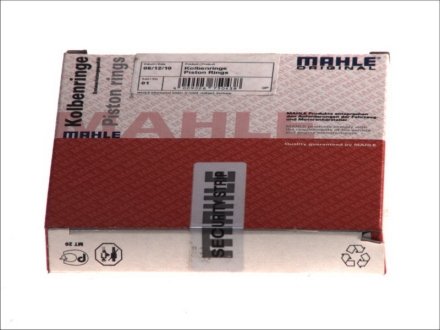 Кільця поршневі MAHLE MAHLE / KNECHT 022 15 N0