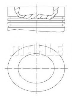 Поршень MAHLE / KNECHT 028 PI 00116 000 (фото 1)