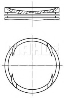 Поршень MAHLE / KNECHT 028 PI 00120 000