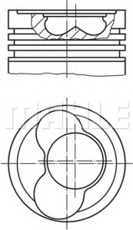 Поршень MAHLE / KNECHT 030 58 00