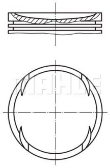 Поршень MAHLE MAHLE / KNECHT 030 89 02