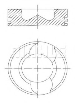 Поршень MAHLE / KNECHT 030 97 00