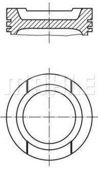 Поршень MAHLE / KNECHT 033 20 01 (фото 1)